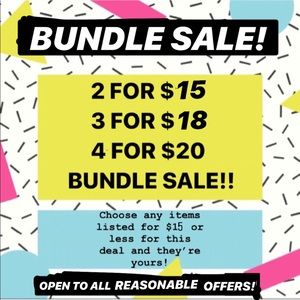 Moving sale! Everything must go!